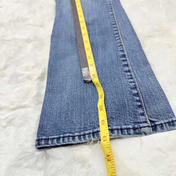 Gap 1969 Jeans Women Size 31/12L (34x33.5) Light Wash Denim Perfect Boot Stretch - Picture 9 of 16